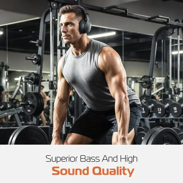 Alt view image 4 of 7 - Spracht Blunote ANC Bluetooth Headphone Black HPBTANC