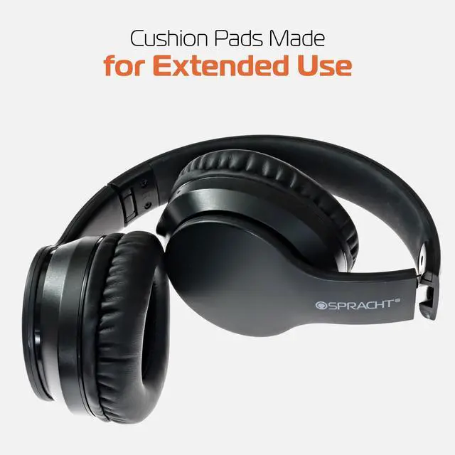 Alt view image 5 of 7 - Spracht Blunote ANC Bluetooth Headphone Black HPBTANC