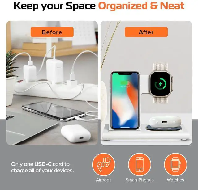 Alt view image 6 of 8 - Flex Charge 3 USB-C White FC3W