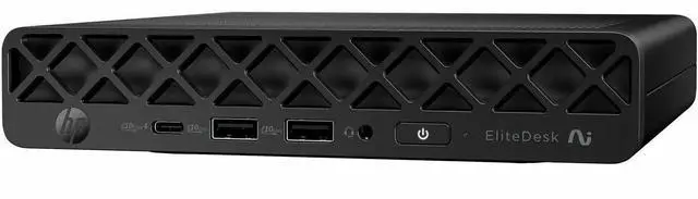 Alt view image 11 of 15 - HP EliteDesk 8 G1a Desktop Computer - AMD Ryzen AI 7 350 - 32 GB - 512 GB SSD - Mini PC - Jack Black - AMD Chip - Windows 11 Pro - AMD Radeon 860M Graphics DDR5 SDRAM - English Keyboard - IEEE 802.11b