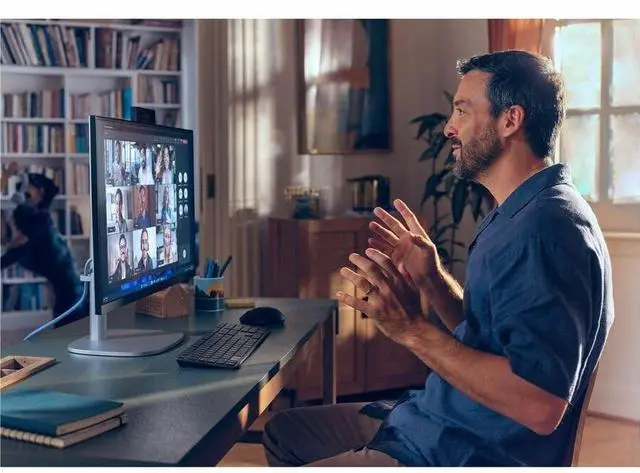 Alt view image 14 of 15 - HP EliteStudio 8 AiO G1i All-in-One Computer - 23.8" Full HD Display - Intel Core Ultra 5 235 (3.40 GHz) -16 GB - 512 GB SSD - Windows 11 Pro - IEEE 802.11be - 280W C7RR1UT#ABA