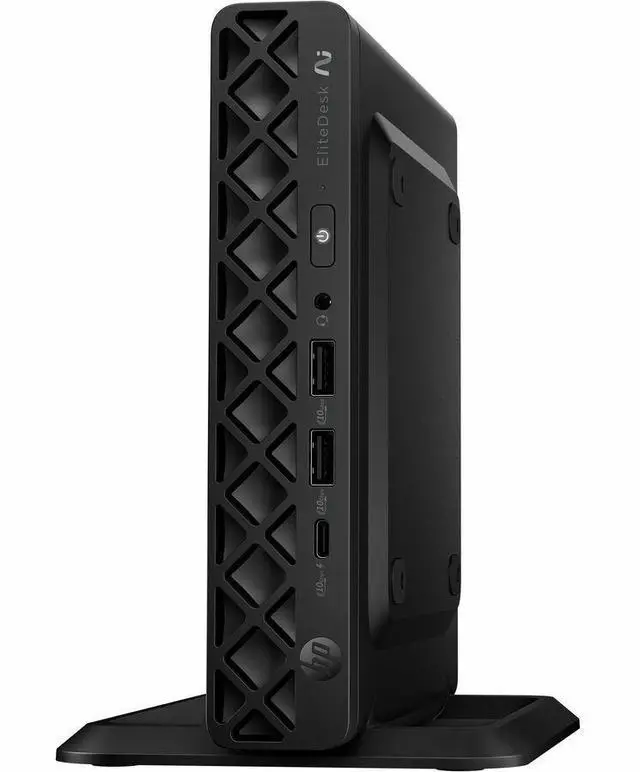 Alt view image 9 of 15 - HP EliteDesk 8 G1a Desktop Computer - AMD Ryzen AI 5 PRO 340 - 16 GB - 512 GB SSD - Mini PC - Jack Black - AMD Chip - Windows 11 Pro - AMD Radeon 840M Graphics DDR5 SDRAM - English Keyboard - IEEE 802