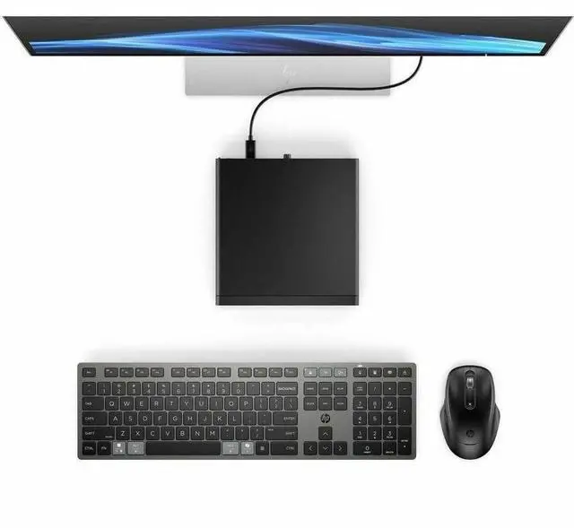 Alt view image 11 of 15 - HP EliteDesk 8 G1a Desktop Computer - AMD Ryzen AI 5 PRO 340 - 16 GB - 512 GB SSD - Mini PC - Jack Black - AMD Chip - Windows 11 Pro - AMD Radeon 840M Graphics DDR5 SDRAM - English Keyboard - IEEE 802