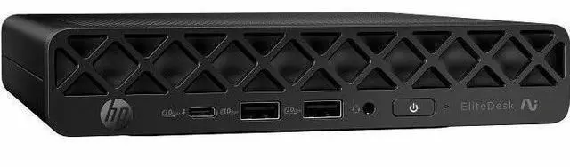 Alt view image 14 of 15 - HP EliteDesk 8 G1a Desktop Computer - AMD Ryzen AI 5 PRO 340 - 16 GB - 512 GB SSD - Mini PC - Jack Black - AMD Chip - Windows 11 Pro - AMD Radeon 840M Graphics DDR5 SDRAM - English Keyboard - IEEE 802