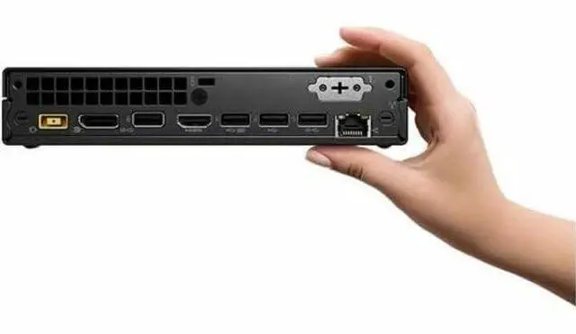 Alt view image 13 of 15 - Lenovo ThinkCentre neo 50q Gen 4 12LN0069US Desktop Computer - Intel Core i5 13th Gen i5-13420H - 8 GB - 512 GB SSD - Tiny - Black - Intel Chip - Windows 11 Pro - Intel UHD Graphics DDR4 SDRAM - Engli