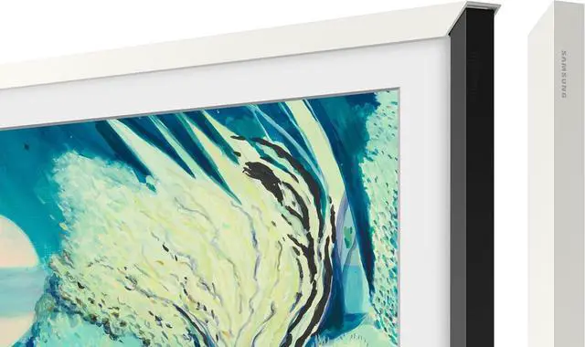 Alt view image 14 of 20 - Samsung Customizable Bezel for Samsung The Frame 55" (Modern White)