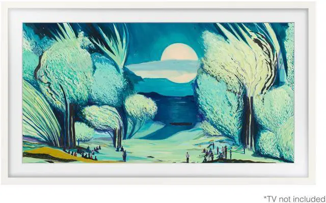 Alt view image 15 of 20 - Samsung Customizable Bezel for Samsung The Frame 55" (Modern White)