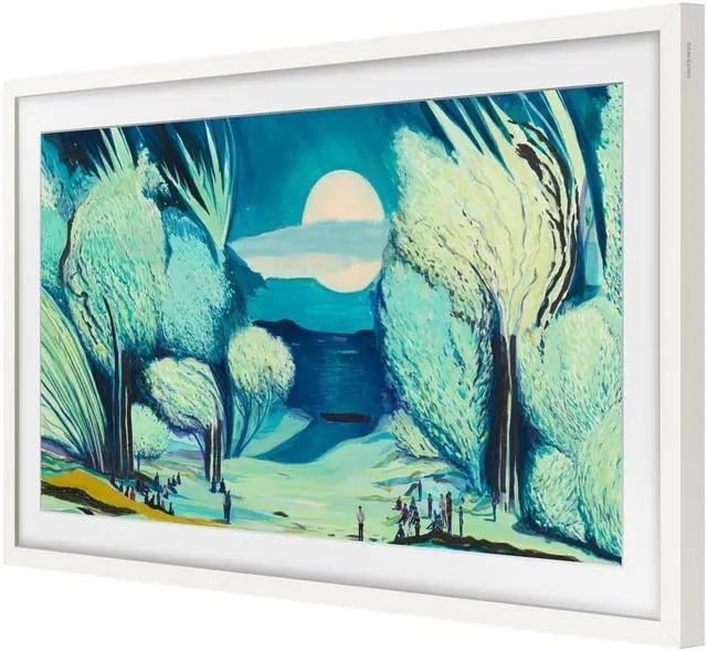 Alt view image 19 of 20 - Samsung Customizable Bezel for Samsung The Frame 55" (Modern White)