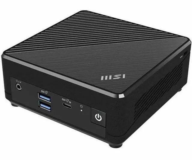 Main image of MSI Cubi N ADL Ultrasmall NUC MINI PC, Intel N100, 4GB Memory, 128GB SSD, Dual LAN, Windows 11 PRO Entry, Pure OS (ADL-243US)