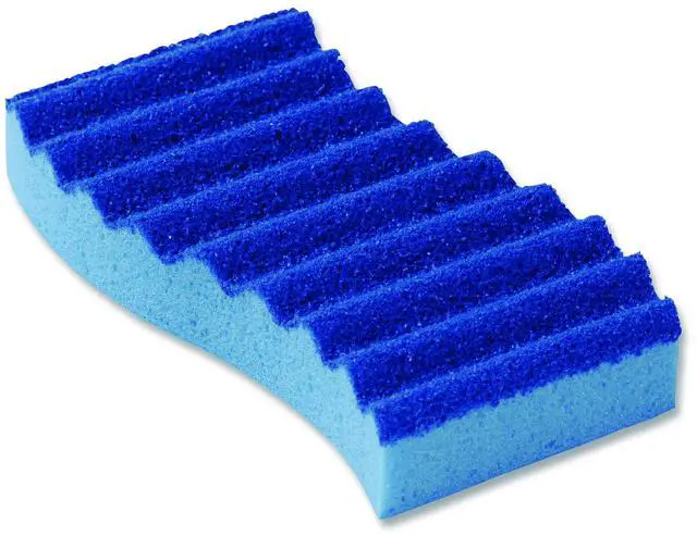 Main image of Scrubex Scrub Sponge 5.63" x 3.38" 0.88" Thick Blue 40/Carton 552101