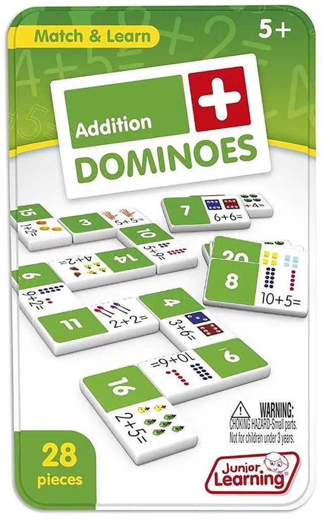 Alt view image 3 of 5 - junior learning jl481 addition dominoes
