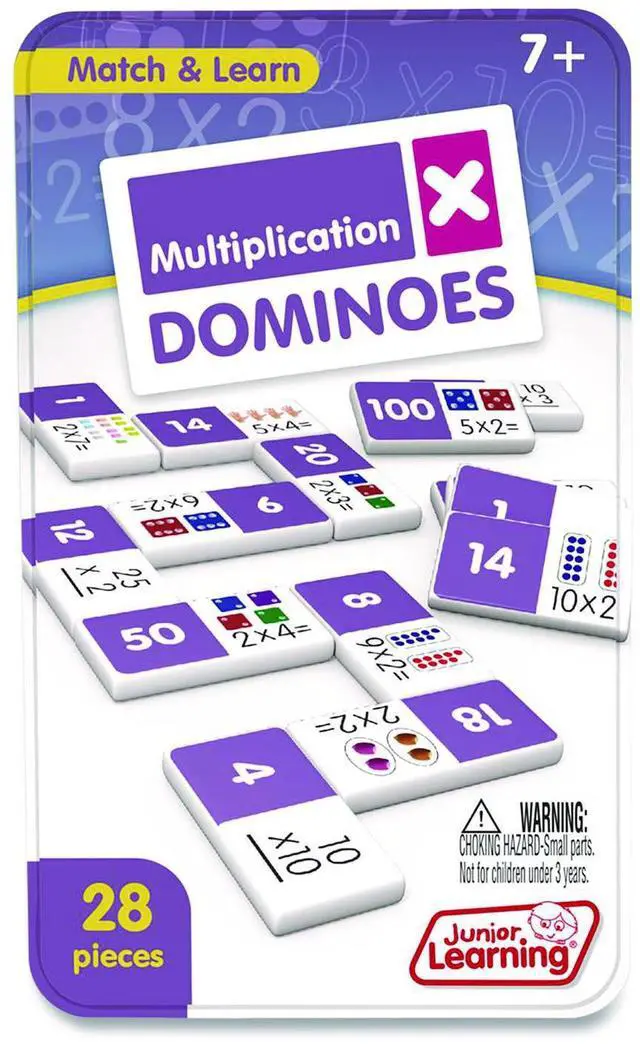 Alt view image 5 of 5 - junior learning multiplication dominoes educational action games