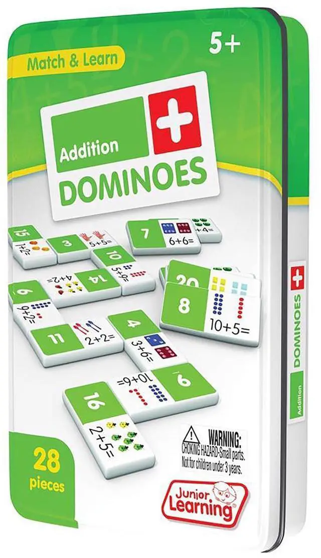 Alt view image 4 of 5 - junior learning jl481 addition dominoes