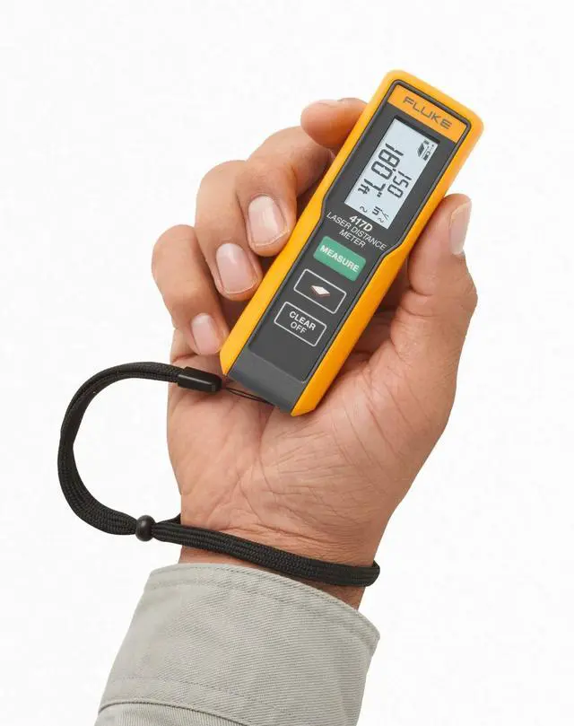 Alt view image 2 of 6 - Fluke Ir Thermometer 417D Laser Distance Meter and 62Max+