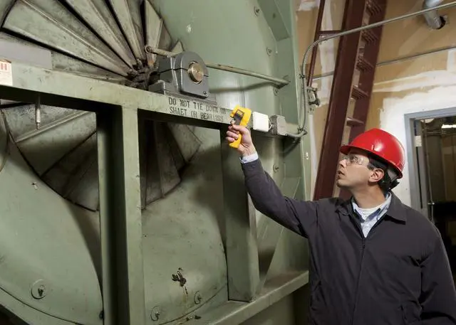 Alt view image 6 of 6 - Fluke Ir Thermometer 417D Laser Distance Meter and 62Max+