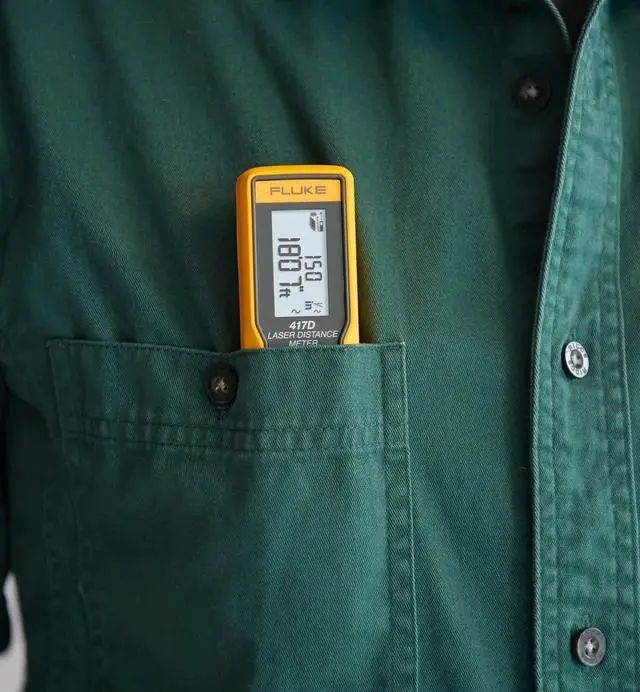 Alt view image 5 of 6 - Fluke Ir Thermometer 417D Laser Distance Meter and 62Max+