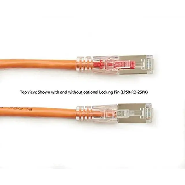 Alt view image 9 of 9 - GIGATRUE 3 CAT6. SHIELDED PATCH CORD ORANGE 10FT