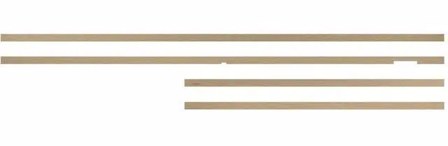 Alt view image 12 of 18 - SAMSUNG 85 The Frame Customizable Bezel (2025 Model), Magnetic, Quick and Easy Installation, VG-SCFF85TKBZA, Modern Teak