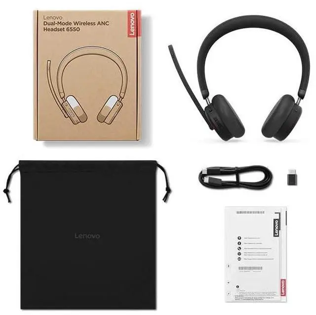 Alt view image 4 of 4 - Lenovo 4XD1S19778 Headphones/Earphones