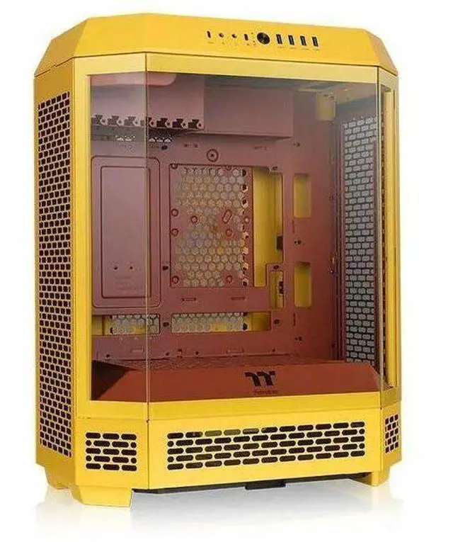 Alt view image 9 of 12 - Thermaltake Tower 600 Mid Tower; 2x140mm CT Fans Included; 420mm Radiator Support; 400mm GPU Clearance; Hidden Connector Support; Rotatable PCIe Slots; Butter Caramel; CA-1Z1-00MMWN-00