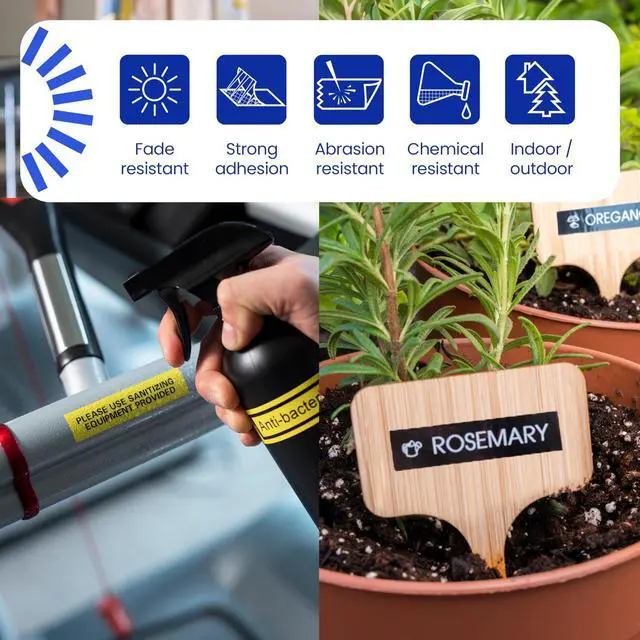 Alt view image 3 of 7 - Brother Genuine P-touch TZe551 BK on BK Label Tape Laminated 24mmX8m TZE551G