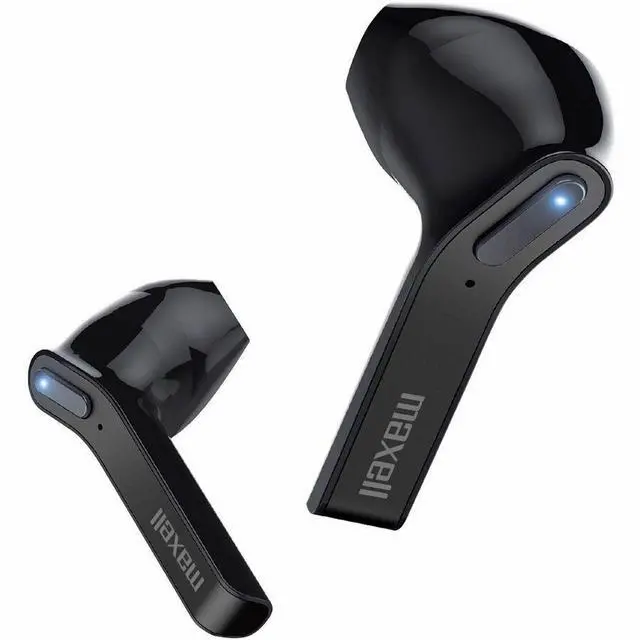 Alt view image 4 of 7 - Maxell Jelleez True Wireless Bluetooth 5.0 Earbuds - Black (199460)