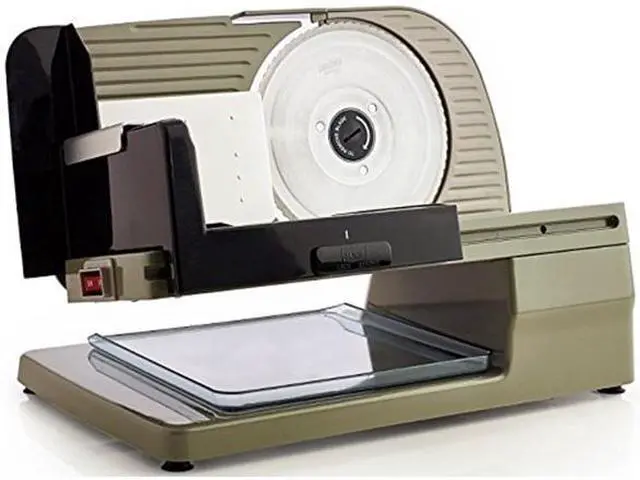 Alt view image 7 of 12 - Chef'sChoice 615A Electric Meat Slicer Features Precision Thickness Control and Tilted Food Carriage for Fast and Efficient Slicing with Removable Blade for Easy Clean, 7", Gray