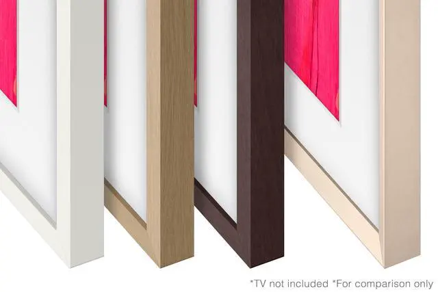 Alt view image 12 of 14 - Samsung 75" The Frame Customizable Bezel, Modern Brown - VG-SCFF75BWBZA (2025)