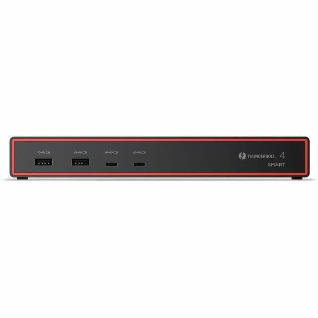 Alt view image 12 of 15 - Lenovo ThinkPad Thunderbolt 4 Smart Dock Gen2 7500 - US - for Notebook, Display Screen, Monitor - Charging Capability - 135 W - Thunderbolt 4 - 4 Displays Supported - 8K @ 60Hz, 4K @ 144Hz - 7680 x 43