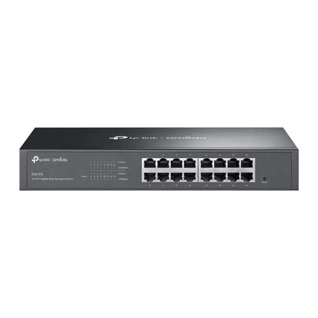 Alt view image 7 of 11 - TP-Link Omada 16-Port Gigabit Easy Managed Switch - 16 Ports - Manageable - Gigabit Ethernet - 10/100/1000Base-T - 2 Layer Supported - 8.40 W Power Consumption - Twisted Pair - 1U - Desktop, Rack-moun