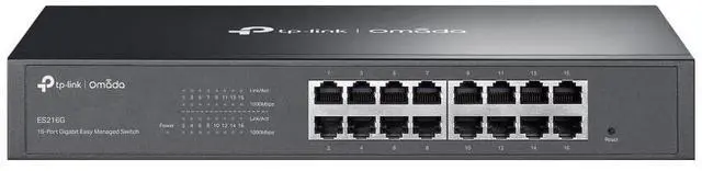 Alt view image 8 of 11 - TP-Link Omada 16-Port Gigabit Easy Managed Switch - 16 Ports - Manageable - Gigabit Ethernet - 10/100/1000Base-T - 2 Layer Supported - 8.40 W Power Consumption - Twisted Pair - 1U - Desktop, Rack-moun