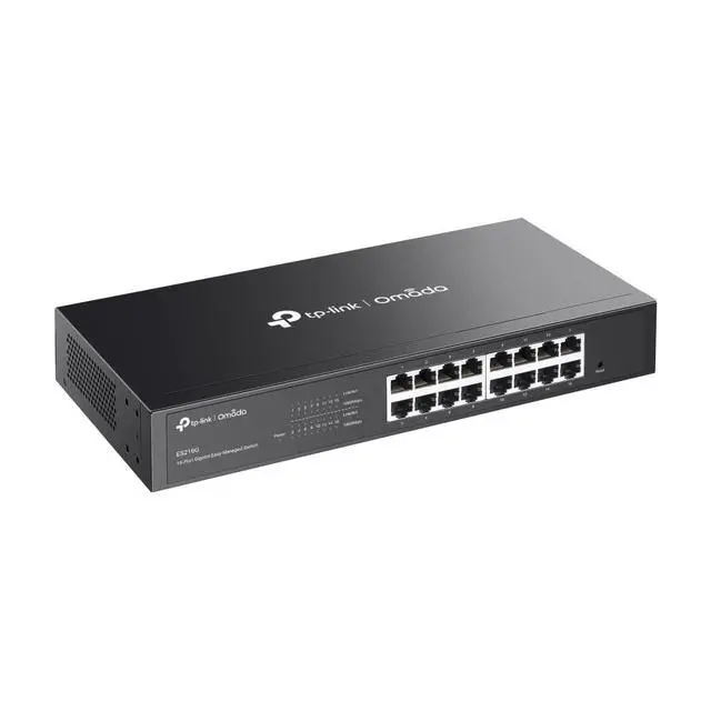 Alt view image 11 of 11 - TP-Link Omada 16-Port Gigabit Easy Managed Switch - 16 Ports - Manageable - Gigabit Ethernet - 10/100/1000Base-T - 2 Layer Supported - 8.40 W Power Consumption - Twisted Pair - 1U - Desktop, Rack-moun