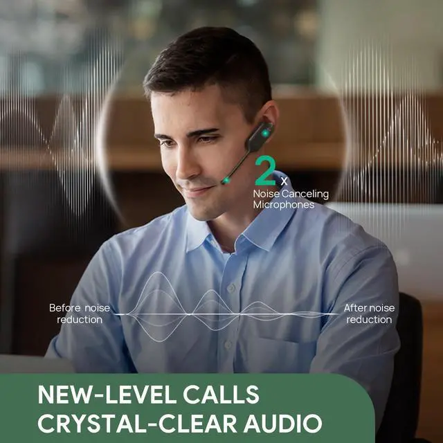 Alt view image 6 of 10 - Yealink 1208711 WH63 E2 Teams - Convertible DECT Wireless Headset - E2 version - Microsoft Teams certified