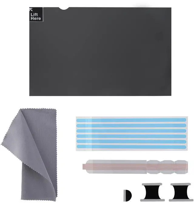 Alt view image 7 of 7 - StarTech 15.6-inch 16:9 Bright Privacy Screen Filter with Touch Flip-Over 75% Light Transmittance Anti-Glare Privacy Filter