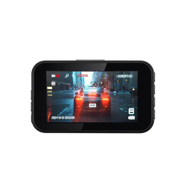 Alt view image 10 of 10 - GekoGear Orbit D111 1080P HD Dash Cam - 3" Screen - Dashboard - Wired - 1920 x 1080 Video - CMOS