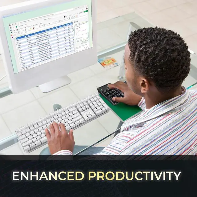 Alt view image 15 of 20 - Adesso Easytouch 600UB Keypad - Cable Connectivity - Compact - USB Interface - 19 Key(s) - Windows 7, Mac OS - PC, Mac - Cherry MX Red Keyswitch