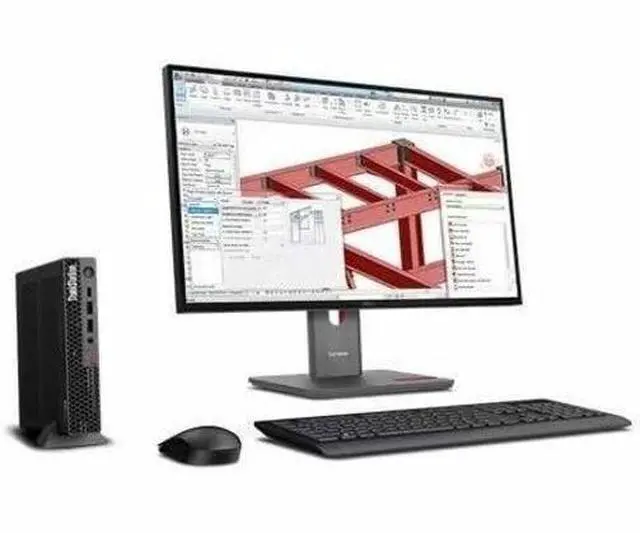 Alt view image 11 of 15 - Lenovo ThinkStation P3 Gen 2 30K50051US Workstation - 1 x Intel Core Ultra 7 265 - 32 GB - 1 TB SSD - Tiny - Black - Intel Q870 Chip - Windows 11 Pro - 1 x NVIDIA RTX A400 4 GB Graphics - NVMe Control