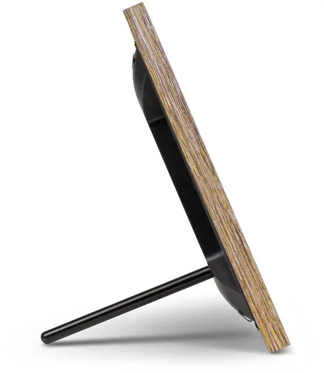 Alt view image 11 of 14 - Aluratek 13.3" WiFi Touchscreen Distressed Wood Digital Photo Frame ASHDPF13F