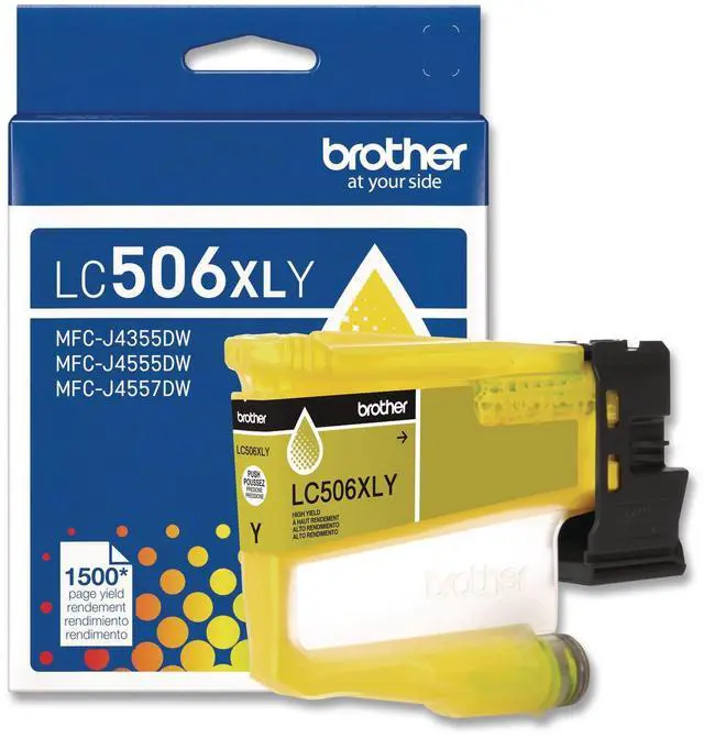 Main image of Brother LC506XLY High Yield Yellow Ink Cartridge for 4355, 4555, 4557 Printers
