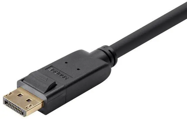 Alt view image 9 of 13 - Monoprice DisplayPort 1.2a to HDTV Cable - 6 Feet, Supports Up to 4K Resolution And 3D Video - Select Series