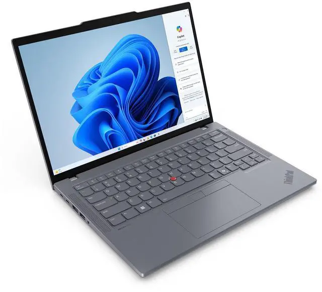 Alt view image 11 of 16 - Lenovo ThinkPad T14 Gen 5 21ML006LUS 14" Notebook - WUXGA - Intel Core Ultra 7 155U - 16 GB - 512 GB SSD - English Keyboard - Gray