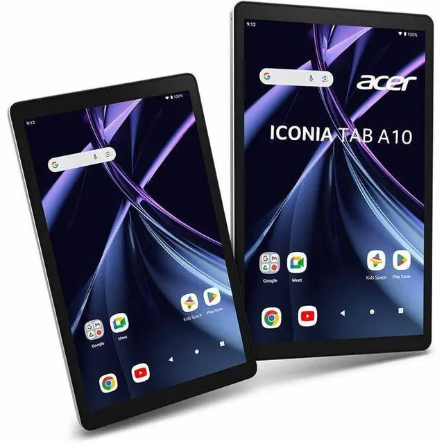 Alt view image 5 of 5 - Acer Iconia Tab A10 A10-21 A10-21-A0T7 Tablet - 10.1" WXGA - Allwinner - 4 GB - 128 GB Storage - Android 14 - Silver - Octa-core (8 Core) A523 1.80 GHz - 1280 x 800 - In-plane Switching (IPS) Tec