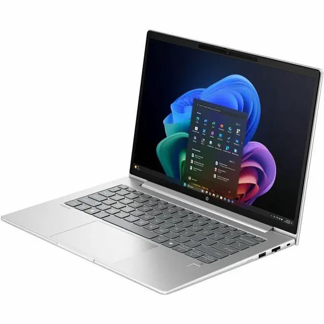 Alt view image 11 of 14 - HP ProBook 4 G1q 14" Copilot+ PC Notebook - WUXGA - Qualcomm Snapdragon X X1-26-100 - 16 GB - 512 GB SSD - English Keyboard - Pike Silver - 1920 x 1200 - Windows 11 Pro - Qualcomm Adreno - In-pla