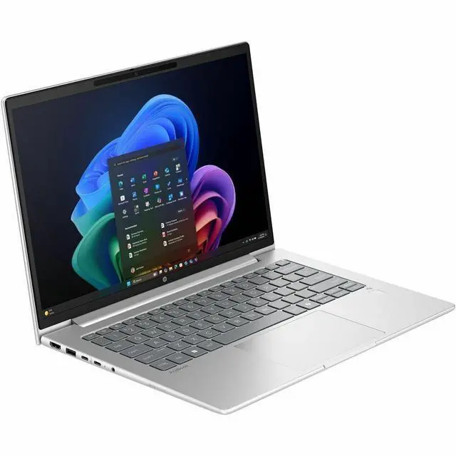 Alt view image 13 of 14 - HP ProBook 4 G1q 14" Copilot+ PC Notebook - WUXGA - Qualcomm Snapdragon X X1-26-100 - 16 GB - 512 GB SSD - English Keyboard - Pike Silver - 1920 x 1200 - Windows 11 Pro - Qualcomm Adreno - In-pla