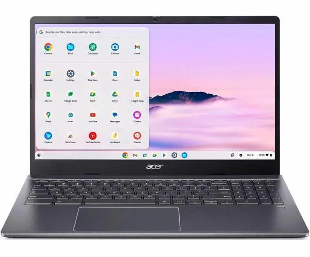 Alt view image 11 of 11 - Acer Chromebook Plus 515 CBE595-2 CBE595-2-73W9 15.6" Chromebook - Intel Core 7 150U (1.80 GHz) - 16 GB - 256 GB SSD - ChromeOS - Webcam - Wi-Fi 6E - Iron (NX.KW3AA.004)