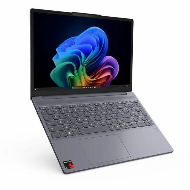 Alt view image 9 of 15 - Lenovo IdeaPad Slim 3 15Q8X10 83N3004TUS 15.3" Touchscreen Copilot+ PC Notebook - WUXGA - 60 Hz - Qualcomm Snapdragon X X1-26-100 - 16 GB - 512 GB SSD - English (US) Keyboard - Luna Gray - Qualco