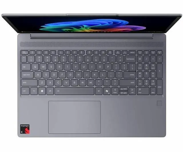 Alt view image 12 of 15 - Lenovo IdeaPad Slim 3 15Q8X10 83N3004TUS 15.3" Touchscreen Copilot+ PC Notebook - WUXGA - 60 Hz - Qualcomm Snapdragon X X1-26-100 - 16 GB - 512 GB SSD - English (US) Keyboard - Luna Gray - Qualco