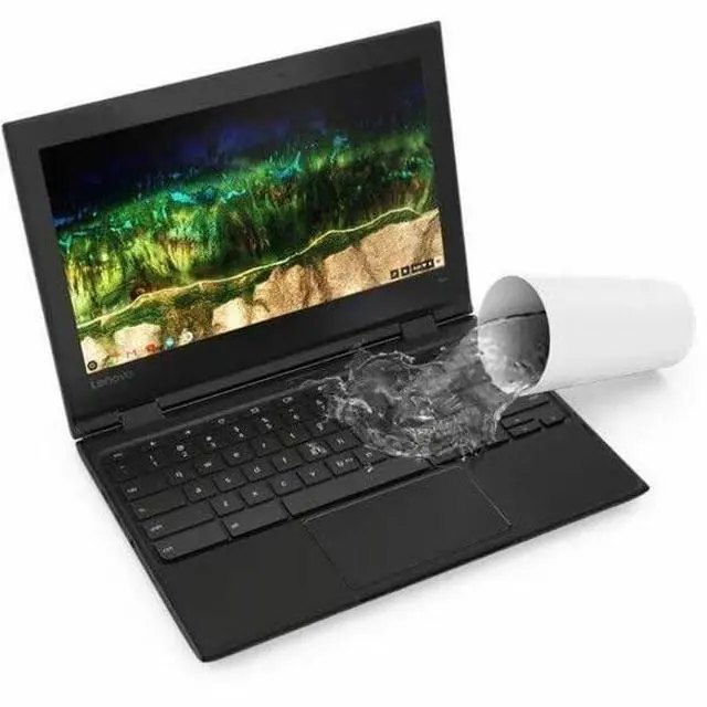 Alt view image 3 of 7 - Lenovo 81MC005AUS 11.6" Touchscreen Chromebook N4120 4GB 32GB eMMC ChromeOS