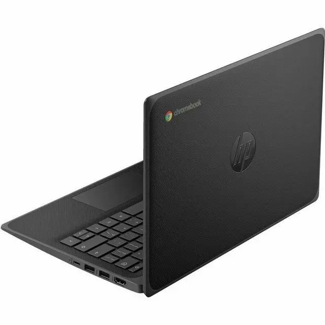 Alt view image 9 of 14 - HP Fortis G10 11.6" Touchscreen Chromebook - HD - Intel N-Series N100 - 4 GB - 32 GB Flash Memory - English Keyboard - Jack Black - Intel Chip - LTE - 1366 x 768 - ChromeOS - Intel UHD Graphics -