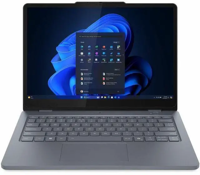 Alt view image 9 of 13 - Lenovo 13w Gen 3 83M9000DUS 13.3" Touchscreen Convertible 2 in 1 Notebook - WUXGA - 60 Hz - Intel Core 3 1st Gen 100U - 8 GB - 256 GB SSD - English Keyboard - Luna Gray - Intel Chip - 1920 x 1200